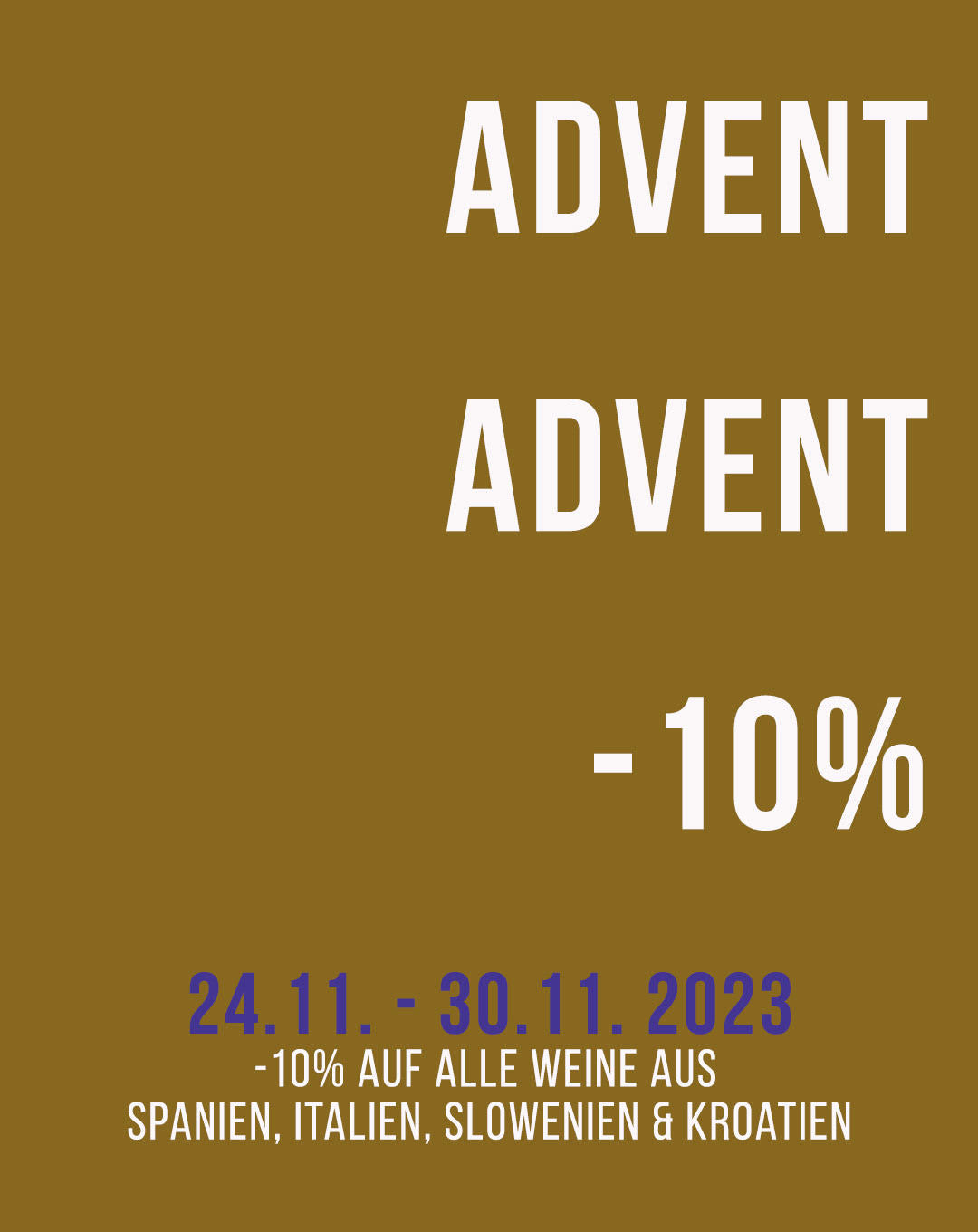 Advent Advent -10% / Weinskandal X-Mas Special Part 1