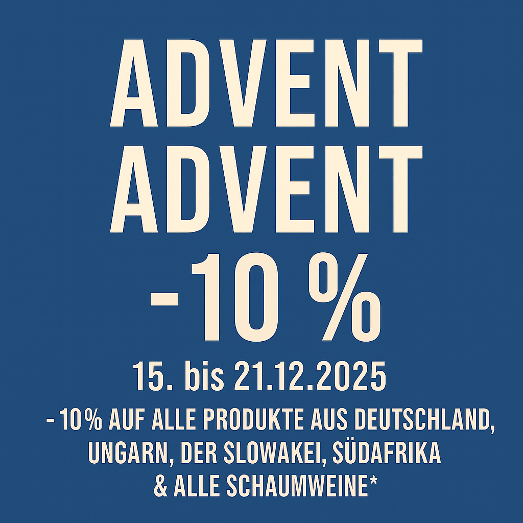 -10% auf alle Weine aus Deutschland, Ungarn, der Slowakei, Südafrika & alle Schaumweine