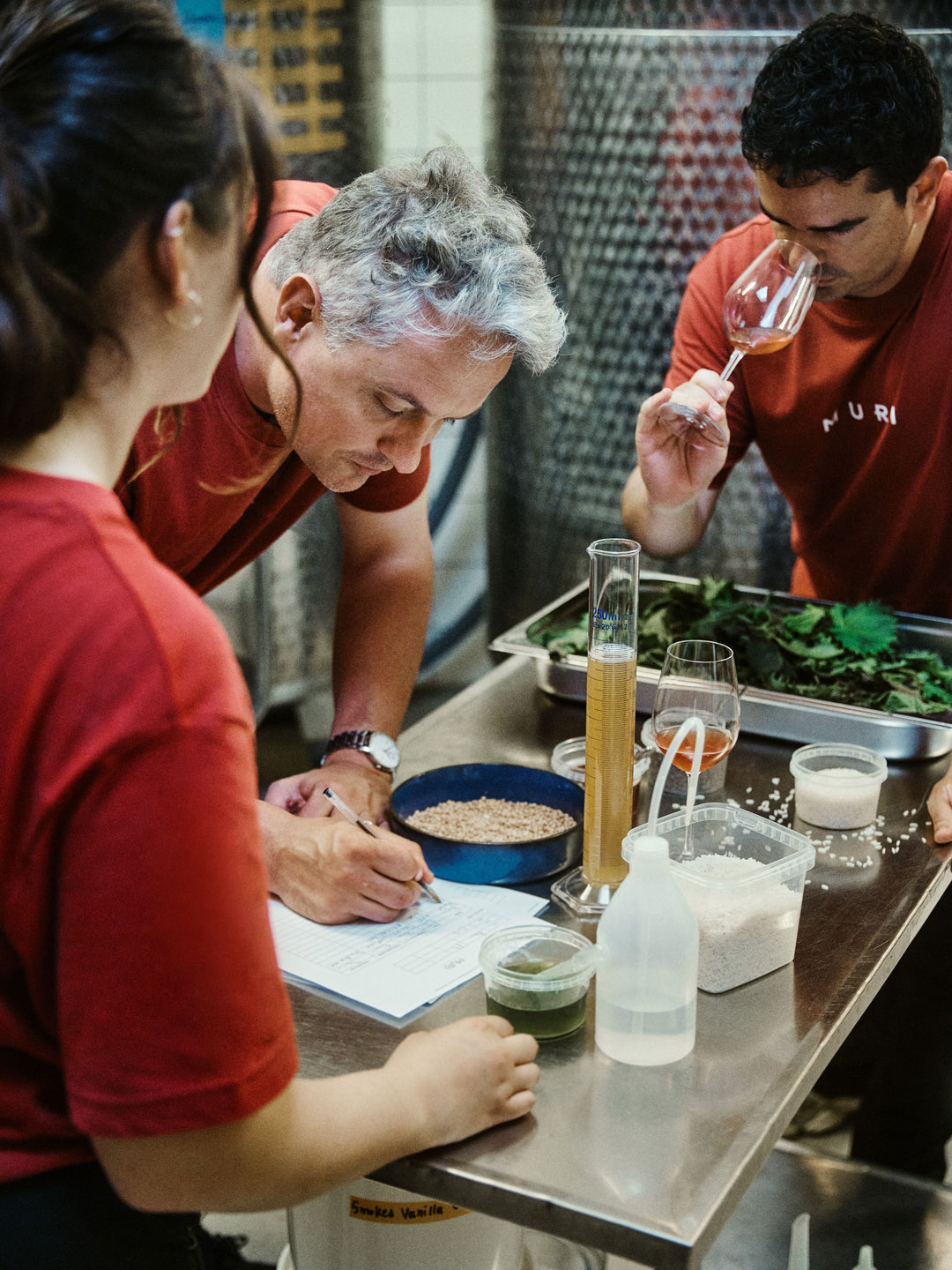 Murray Paterson and his team from Muri Drinks