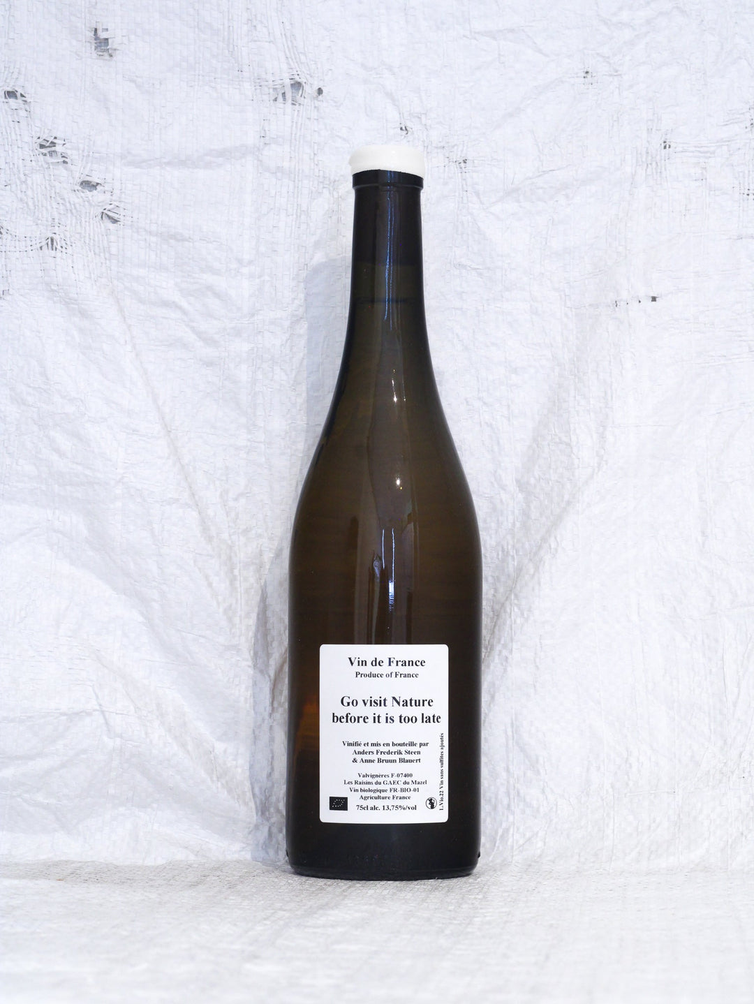 Go Visit Nature Before It Is Too Late 2022 0,75L Bio Wein von Anders Frederik Steen & Anne Brunn Blauert