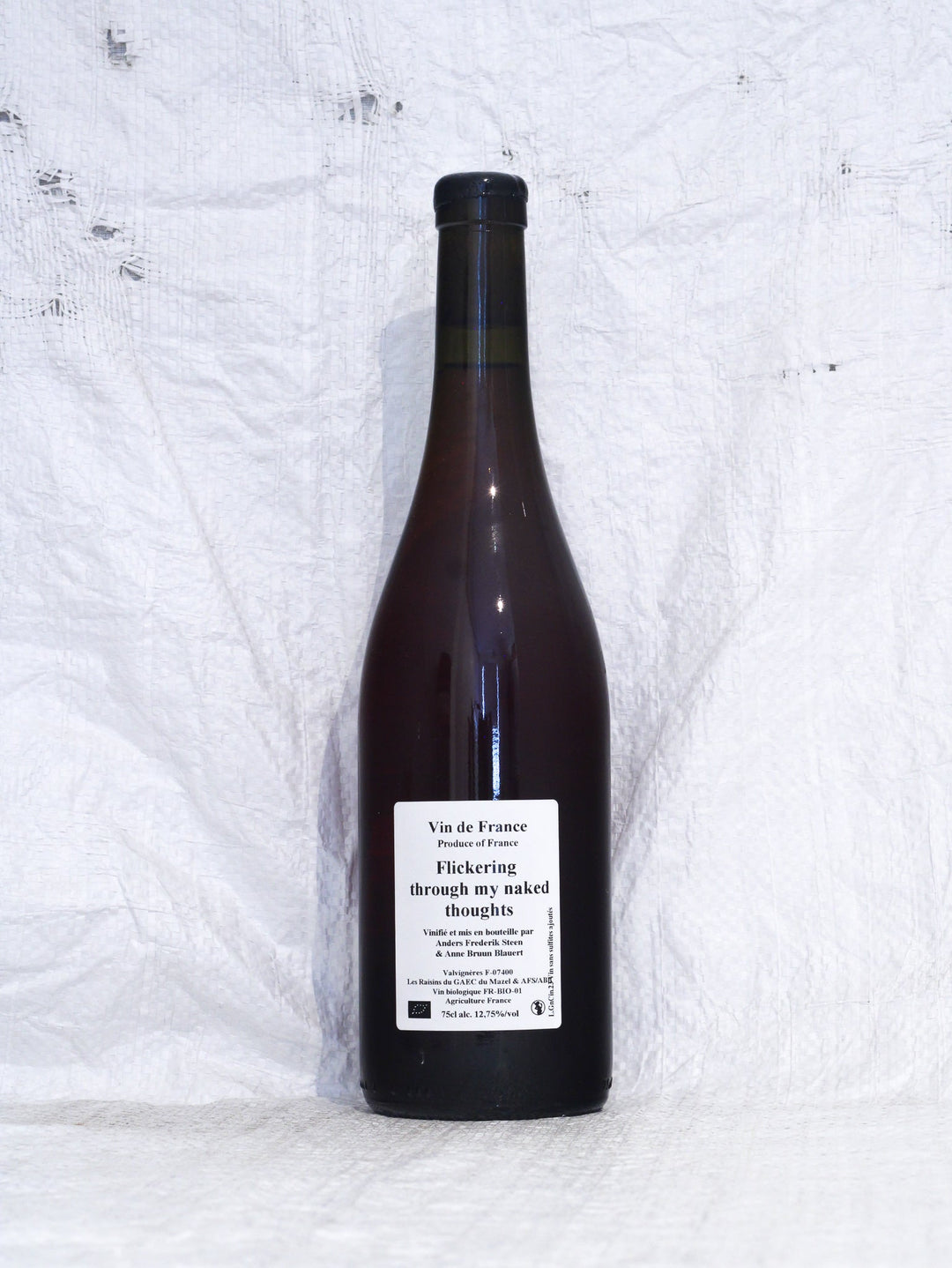 Flickering Through My Naked Thoughts 2023 0,75L Bio Wein von Anders Frederik Steen & Anne Brunn Blauert