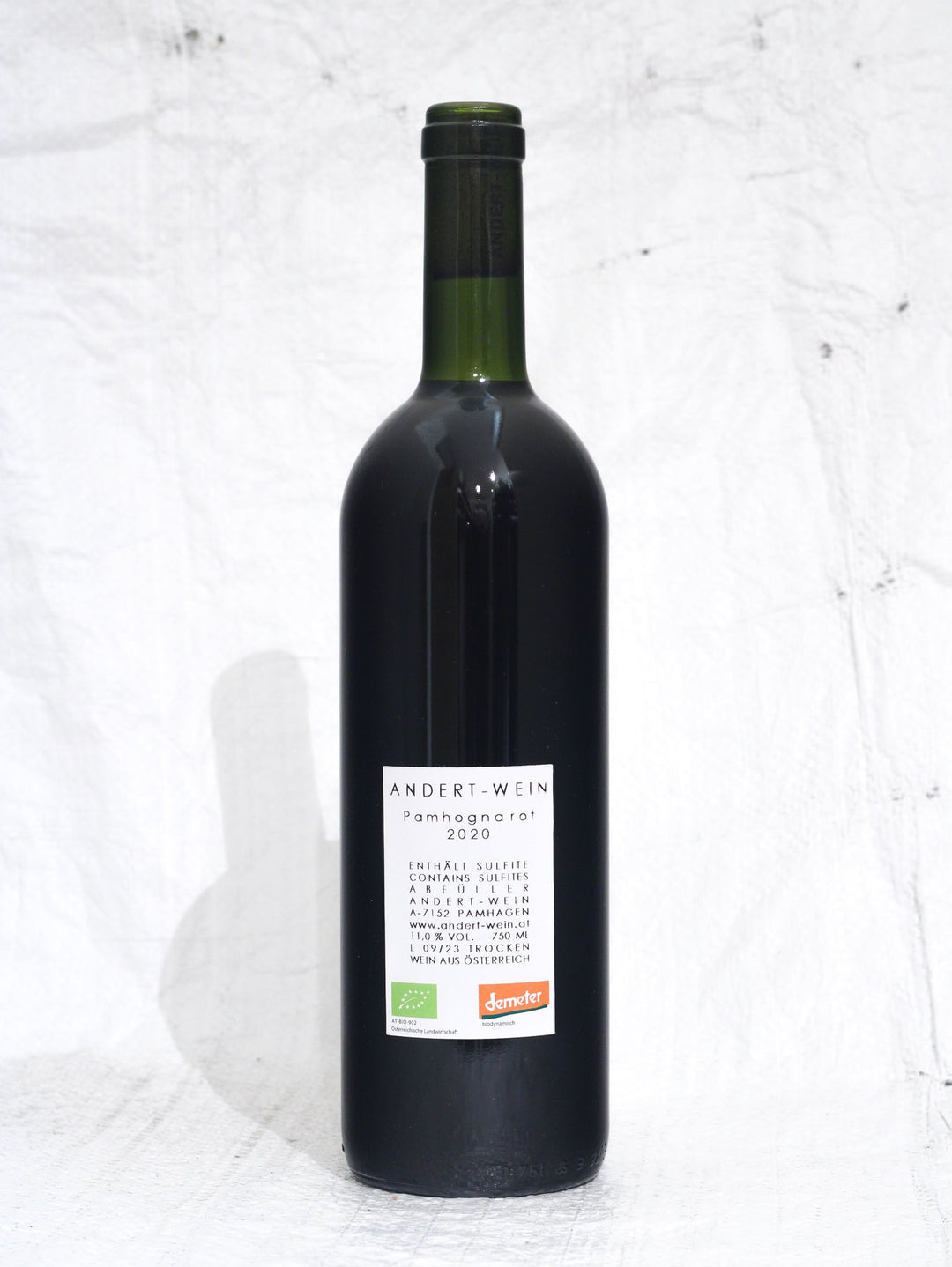 Pamhogna Rot 2020 0,75L Bio Wein von Michael & Erich Andert
