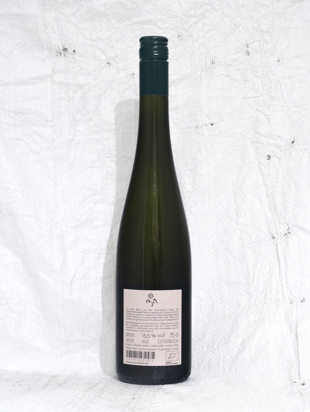 Grüner Veltliner Strasser Weinberge 2021 0,75L Bio Wein von Martin & Anna Arndorfer