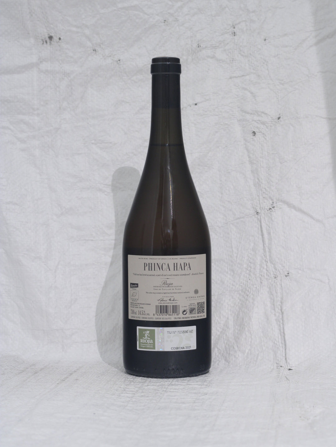 Hapa Blanco 2021 0,75L Bio Wein von Bodegas Bhilar