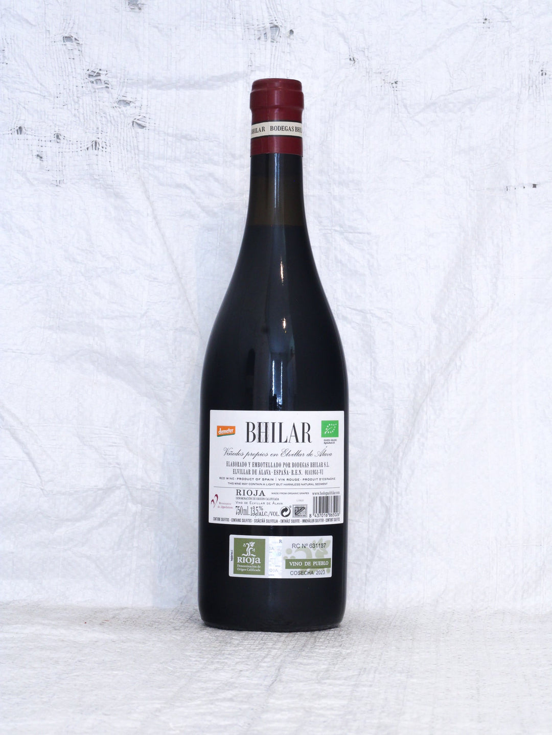 Rioja Tinto 2023 0,75L Bio Wein von Bodegas Bhilar