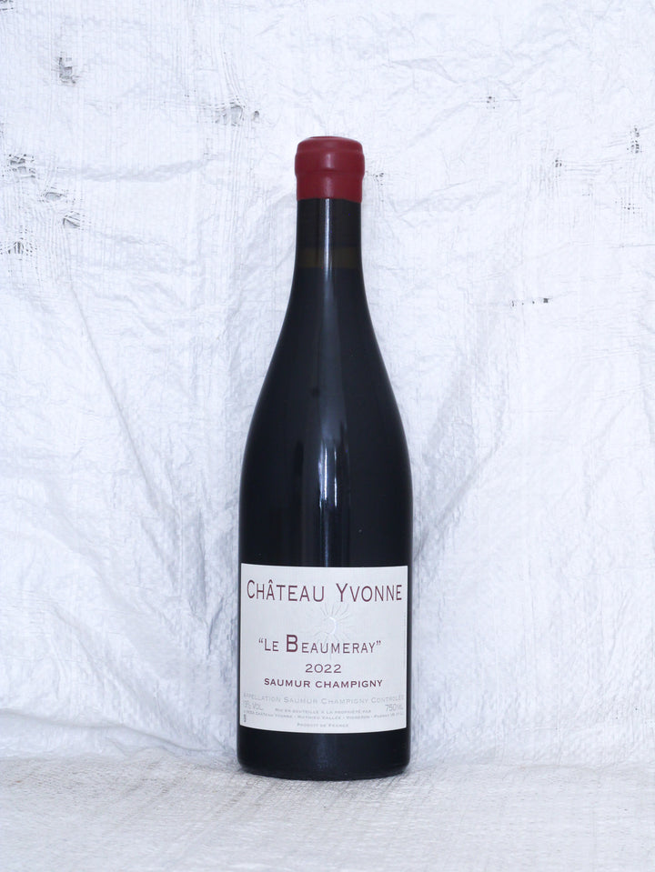 Château Yvonne Saumur Champigny Rouge Le Beaumeray 2022 Rotwein aus Frankreich, Loire