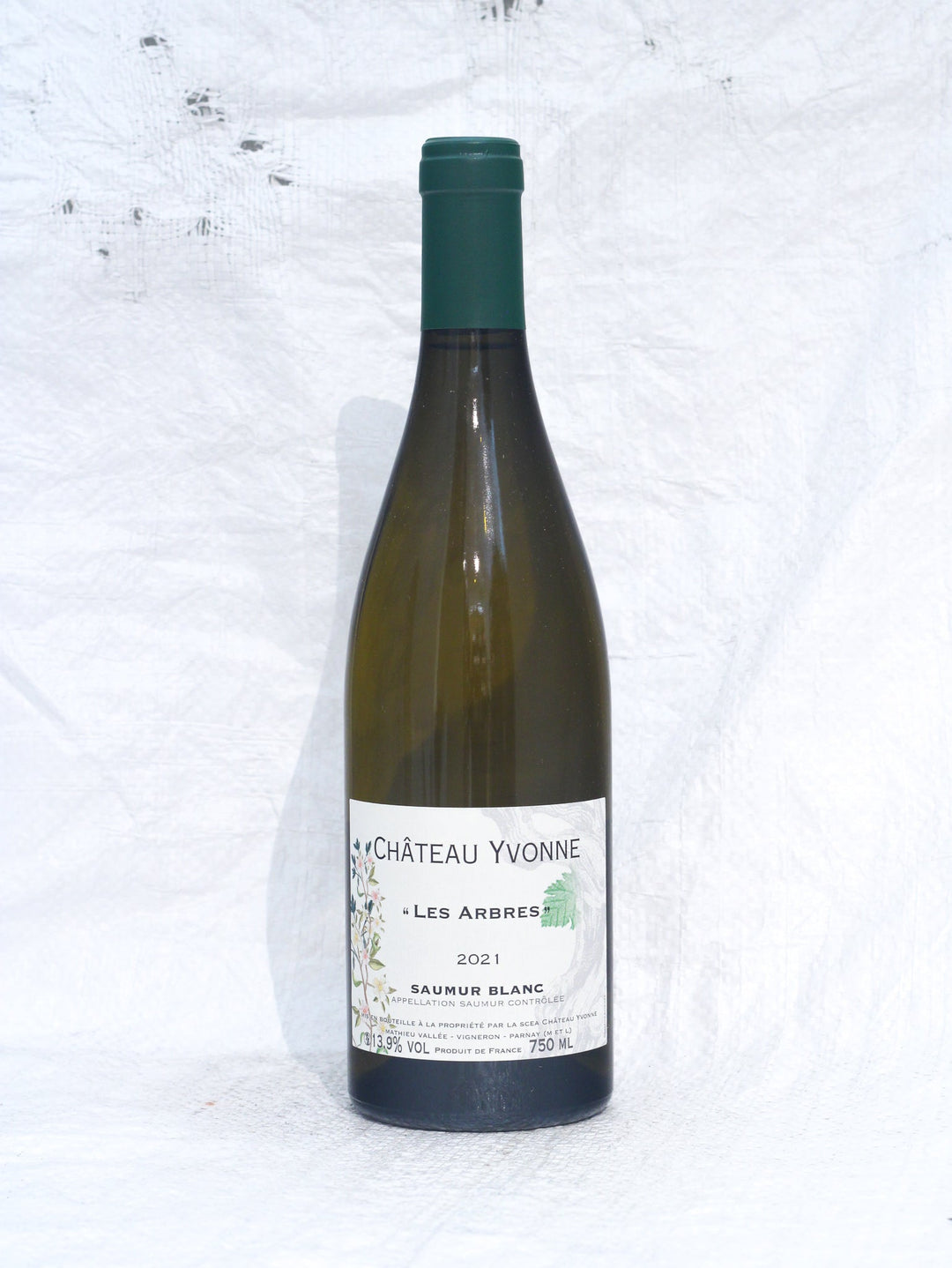 Saumur Blanc Les Arbres 2021 0,75L Bio Wein von Chateau Yvonne