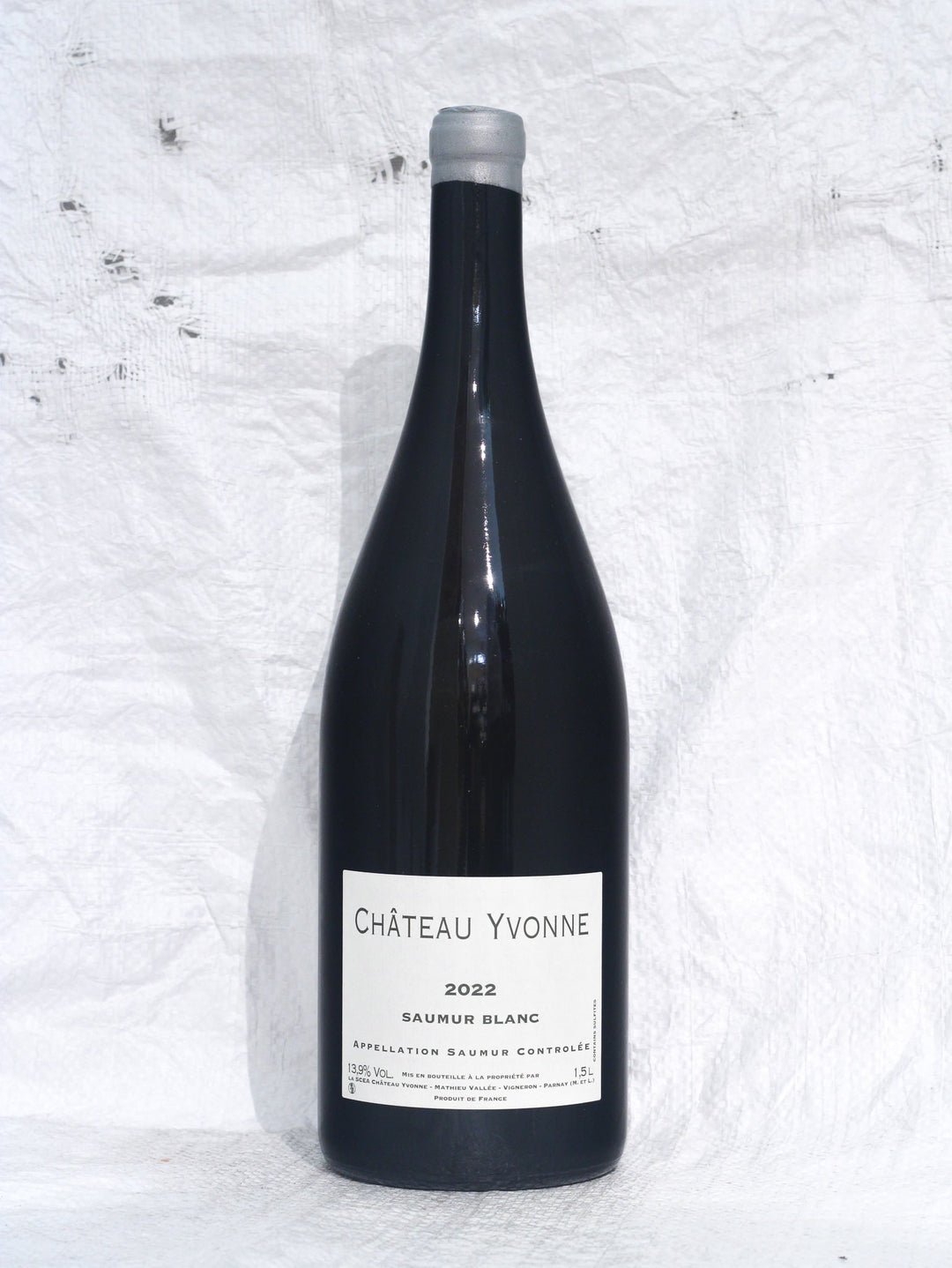 Wein aus Frankreich bestellen Saumur Blanc 2022 1,5L Magnum Bio Wein von Chateau Yvonne