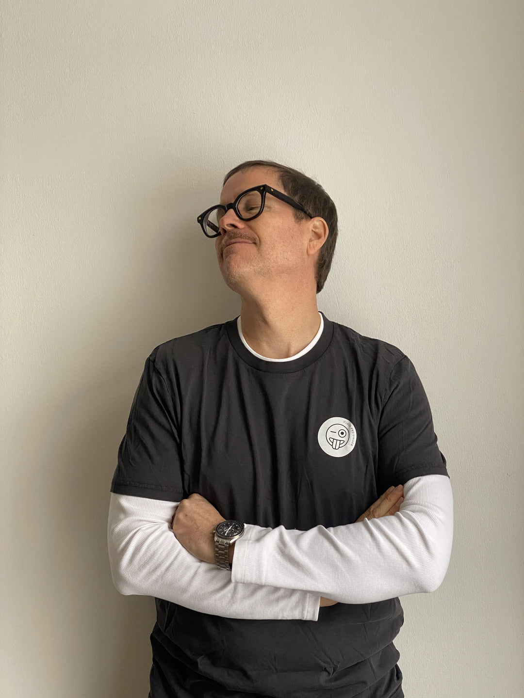 claus preisinger bubles against troubles shirt dunkelgrau