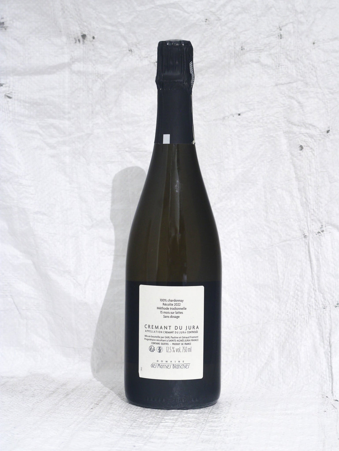 Crémant Du Jura 0,75L Bio Wein von Domaine des Marnes Blanches