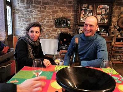 Winzer Renaud Bruyère & Adeline Houillon aus dem Jura in Frankreich