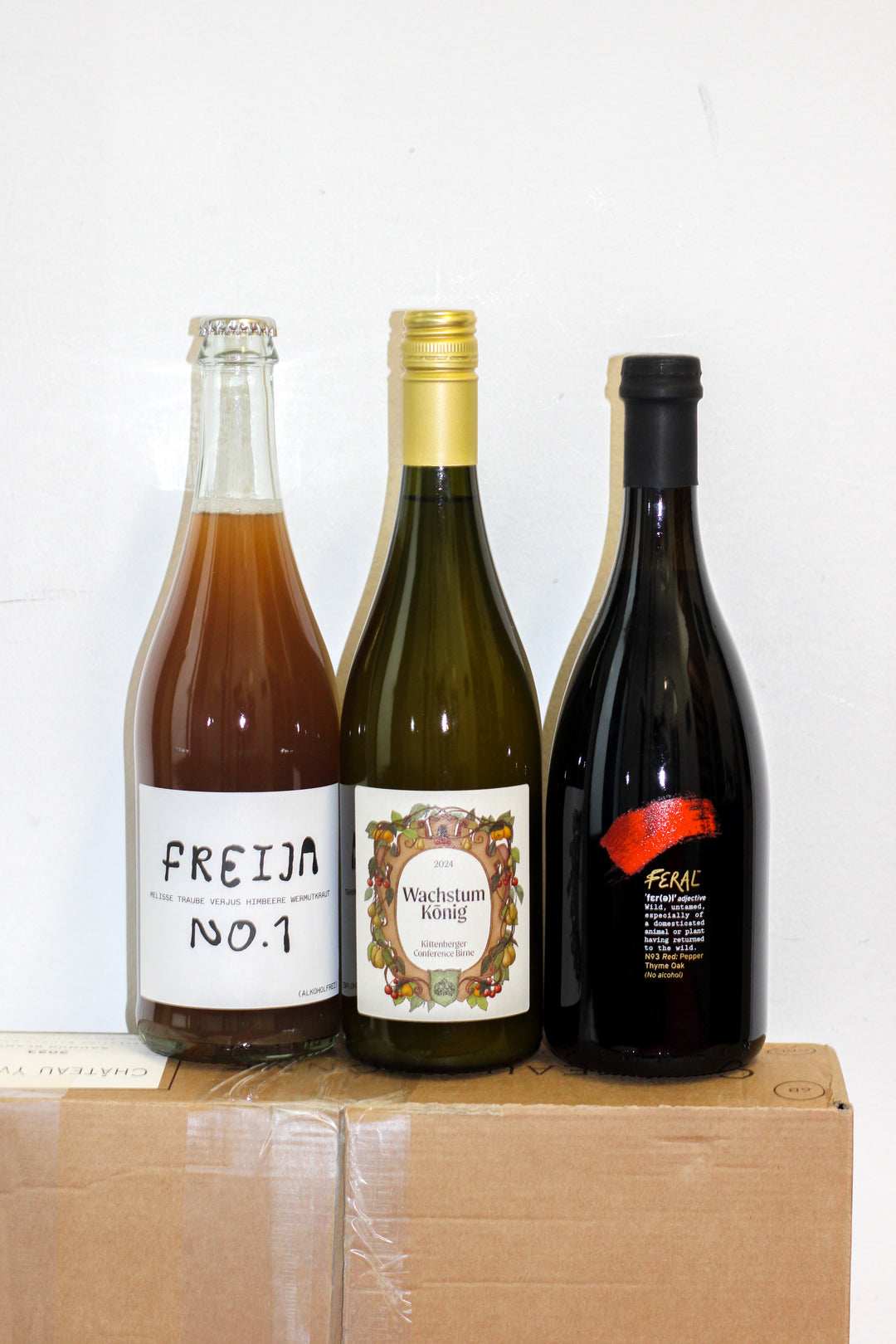 Dry January Set Frucht bei Weinskandal