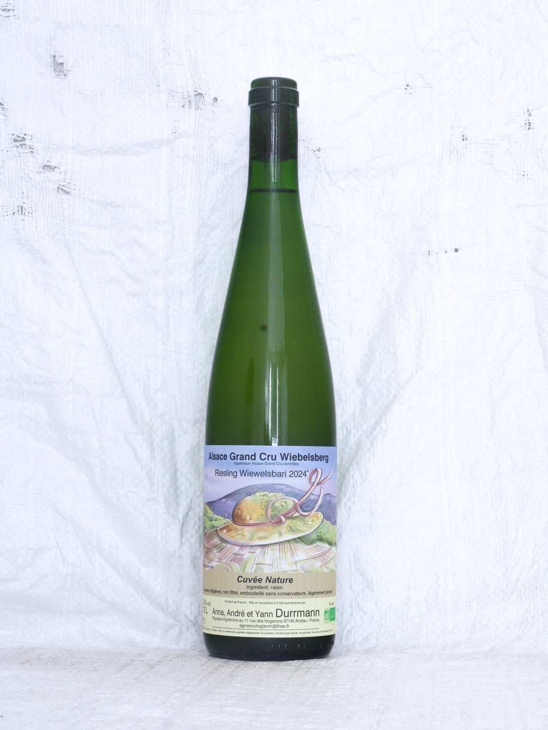 Durrmann Alsace Grand Cru Wiebelsberg 2024 Cuvee Nature Weinflasche
