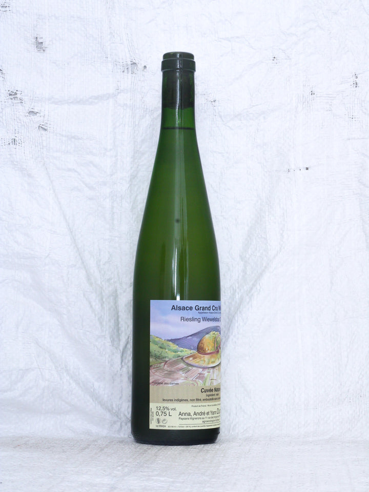 Durrmann Alsace Grand Cru Wiebelsberg 2024 Cuvee Nature Weinflasche 750ml seitlich
