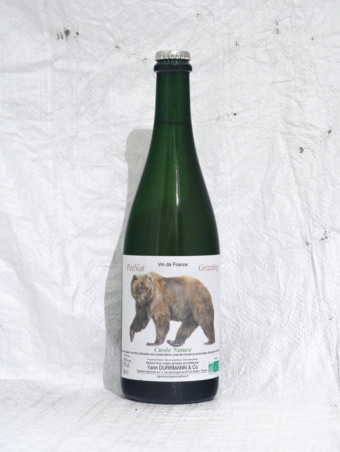 Pet Nat Grizzling 2023 0,75L Bio Wein von Domaine Durrmann