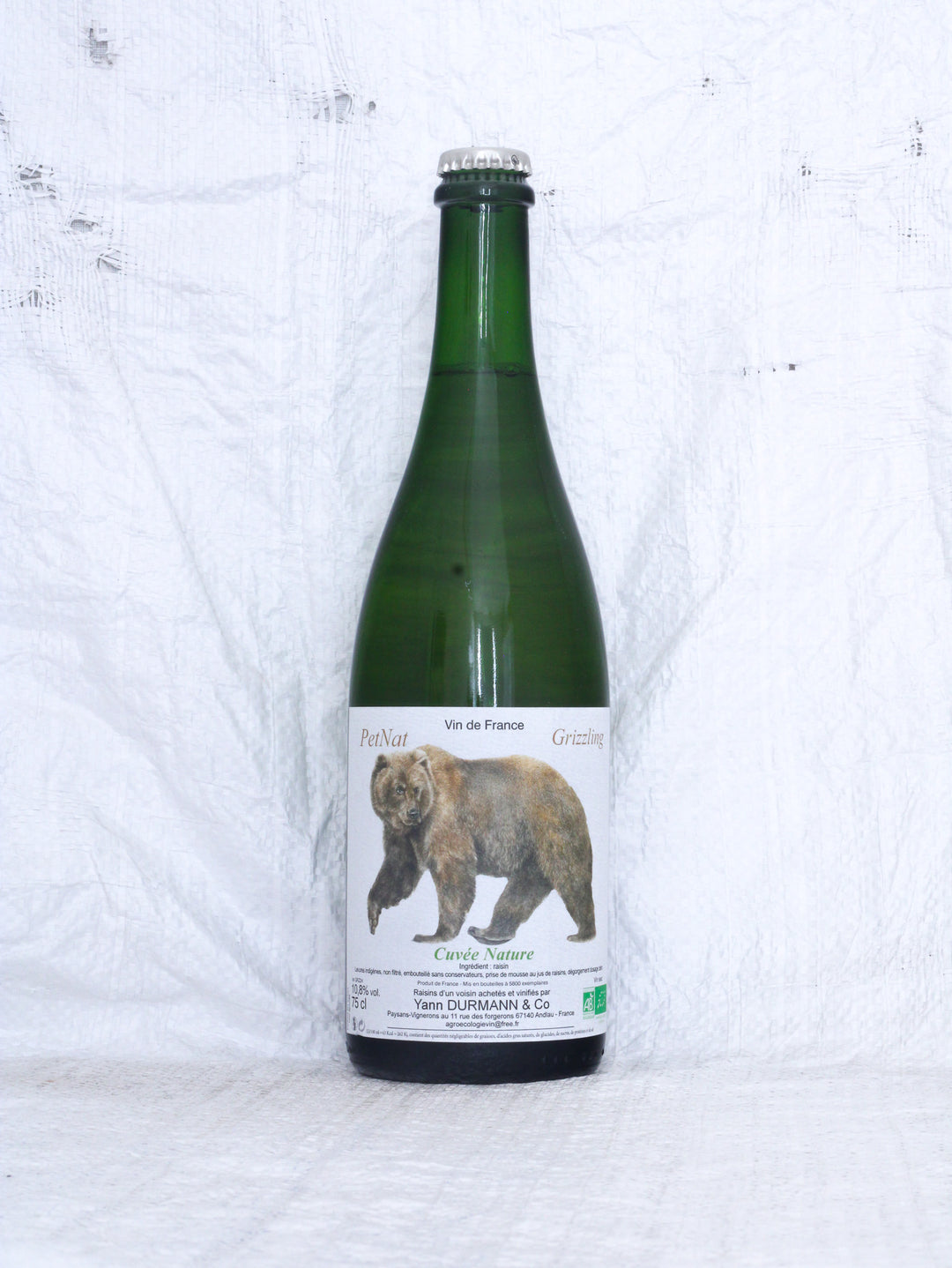 Domaine Durrmann Grizzling 2024 Bio Pet Nat aus Frankreich Riesling Cuvee Nature