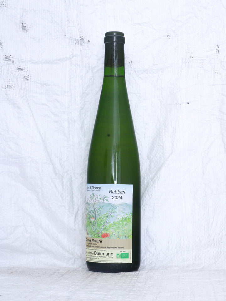 Domaine Durrmann
Riesling sur schistes Rabbari 2024 Cuvee Nature Biowein aus dem Elsass