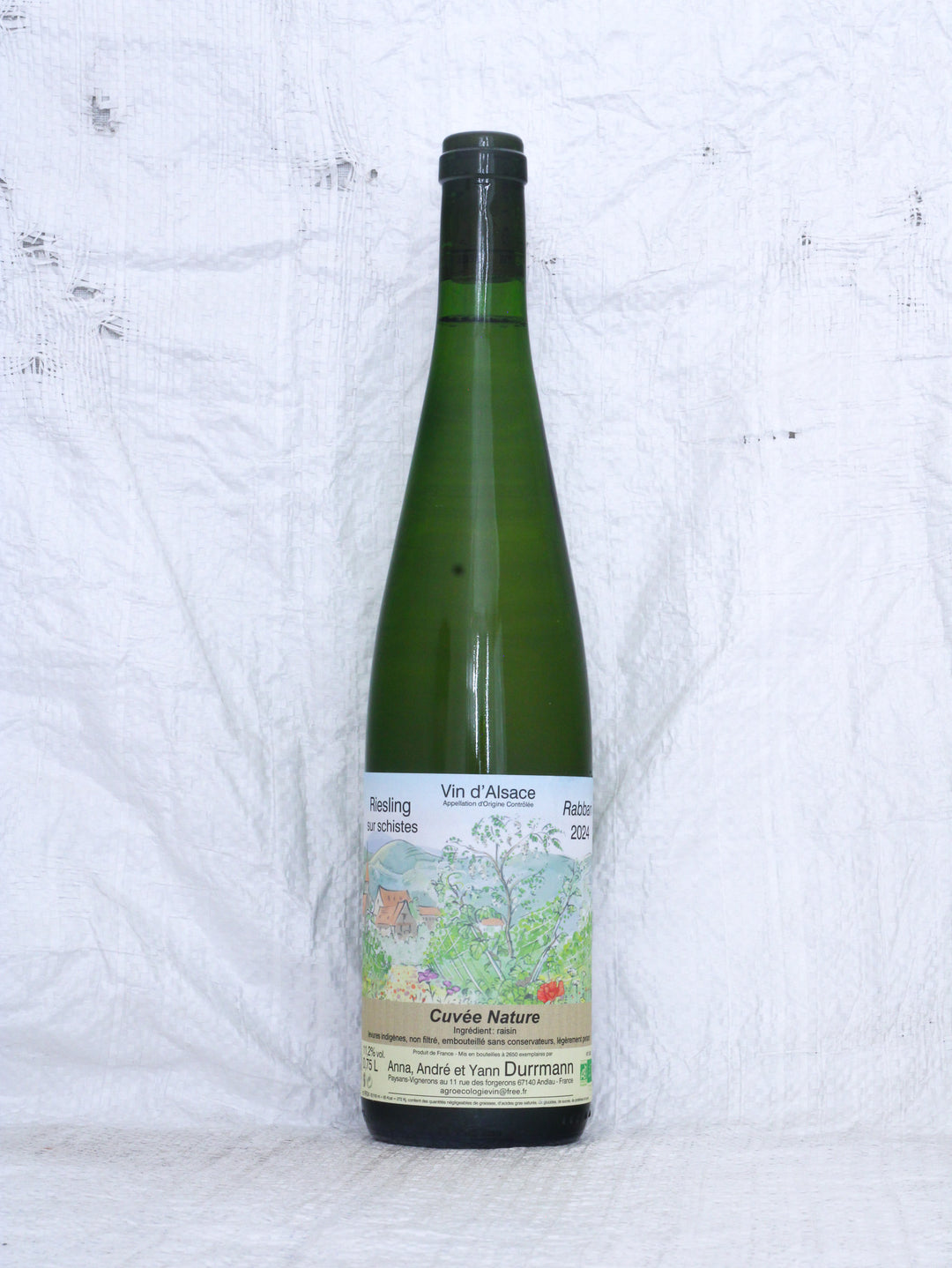 Domaine Durrmann
Riesling sur schistes Rabbari 2024 Bio Weißwein aus Frankreich