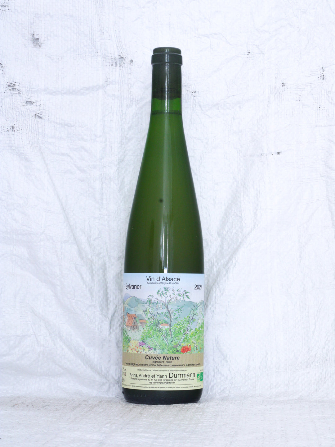 Domaine Durrmann Vin d´Alsace Sylvaner 2024 Bio Wein aus Frankreich