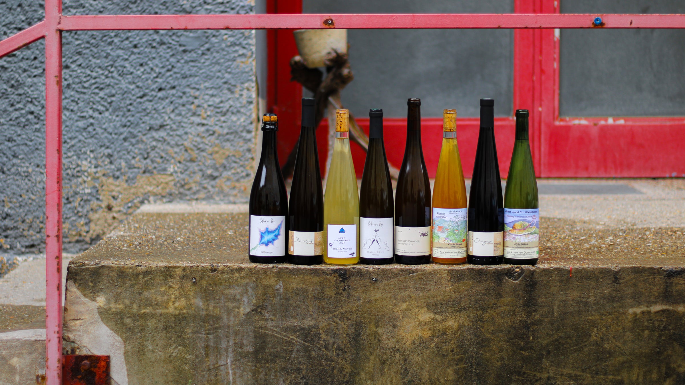 Elsass Weine von Yann Durrmann, Catherine Riss, Jean-Marc Dreyer, Patrick Meyer