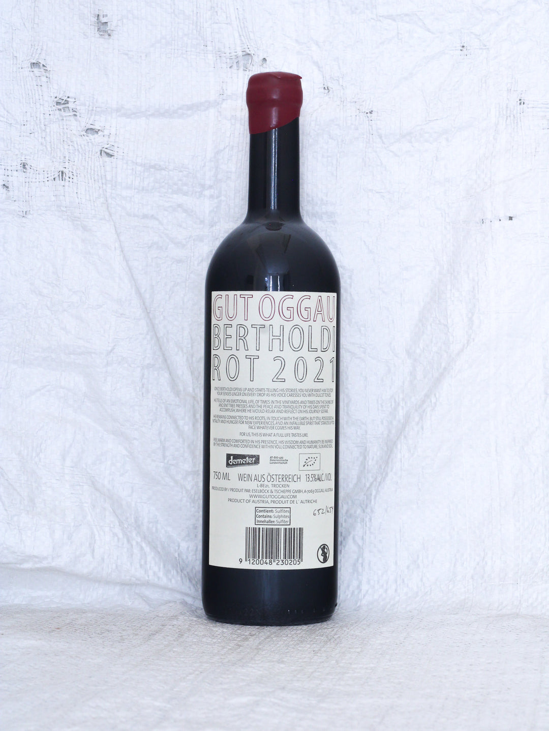 Gut Oggau Bertholdi 2021 0,75L Rotwein aus Österreich