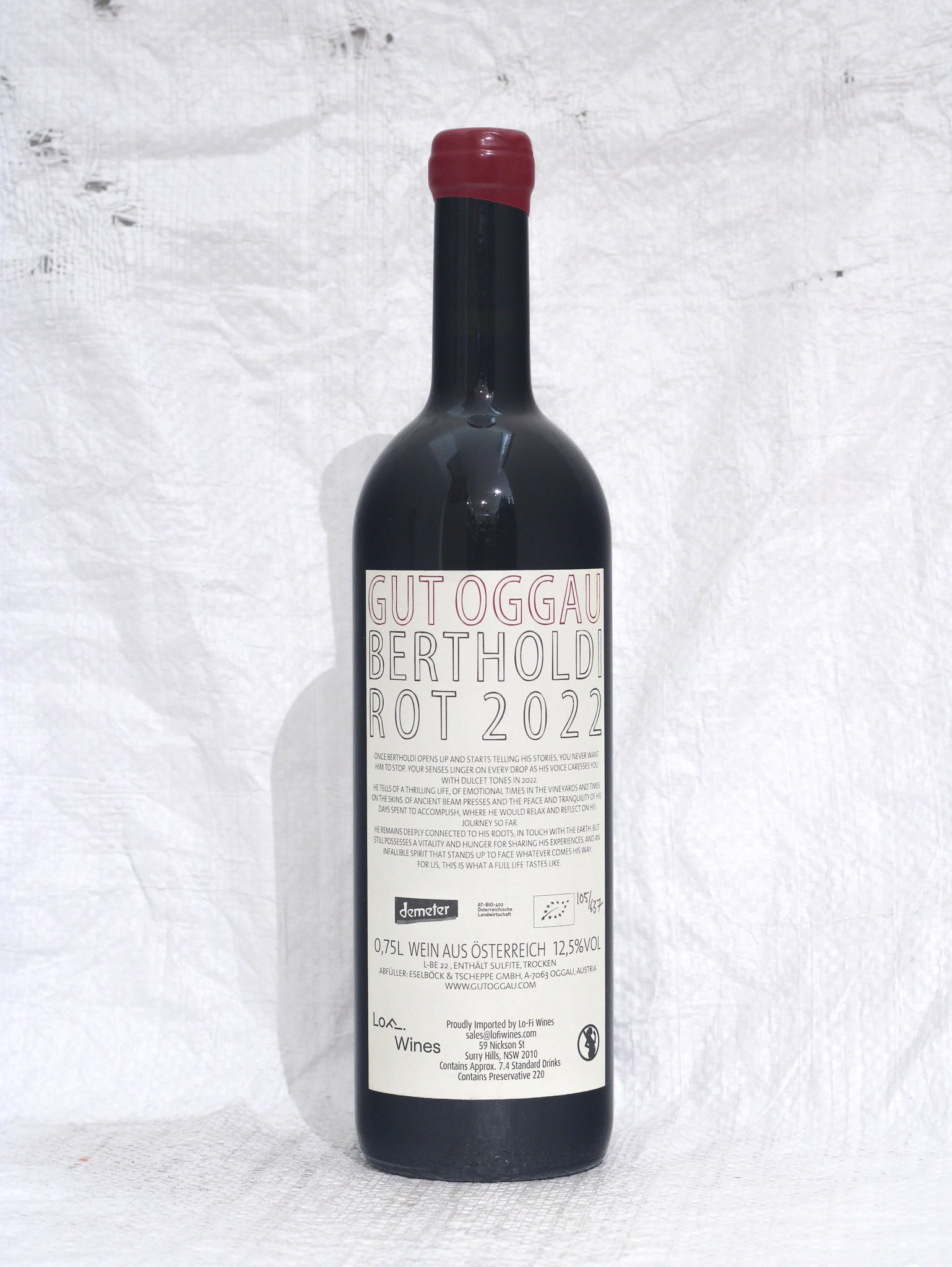 Bertholdi 2022 Gut Oggau | Biowein kaufen – weinskandal