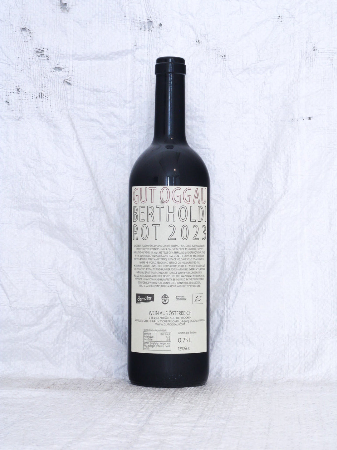 Bertholdi 2023 0,75L Bio Wein von Gut Oggau