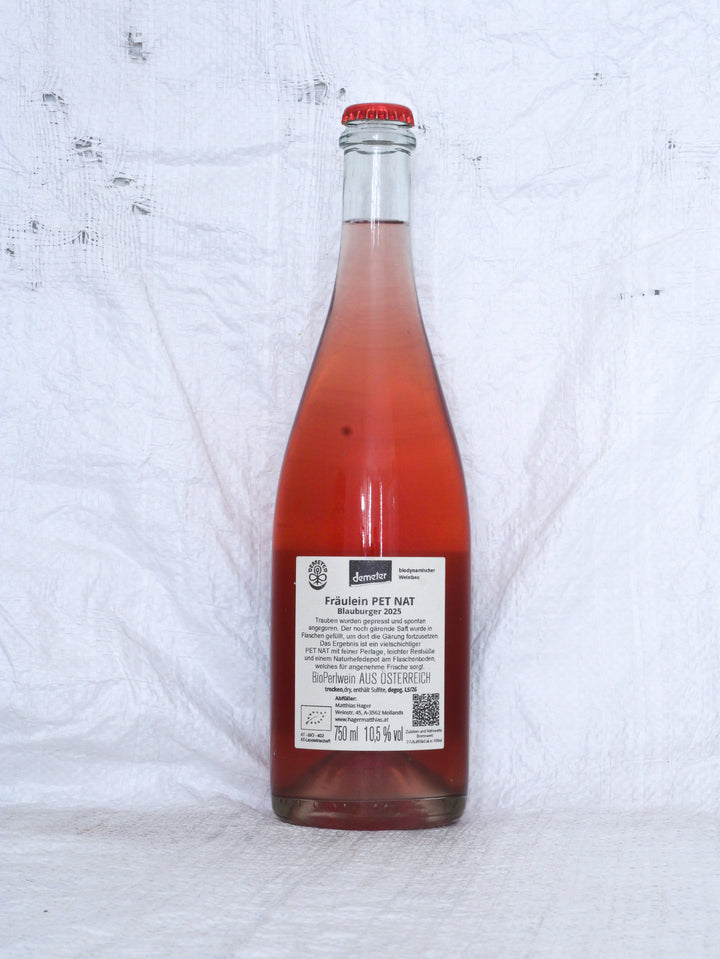 Pet Nat Rosé Fräulein 2025 0,75L Bio