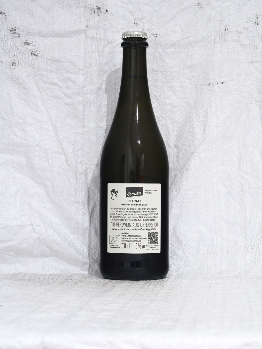 Pet Nat Grüner Veltliner 2024 0,75L Bio Wein von Matthias Hager