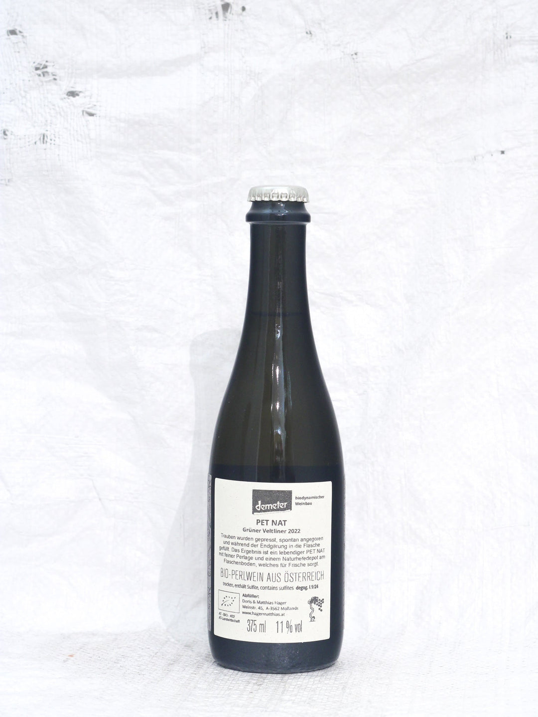 Pet Nat Grüner Veltliner Demi 2022 0,375L Bio Wein von Matthias Hager
