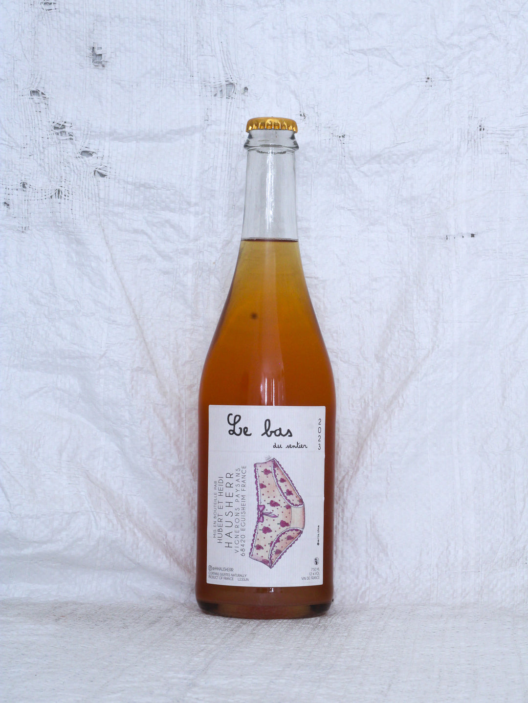 La bas du Sentier 2023 0,75L Bio