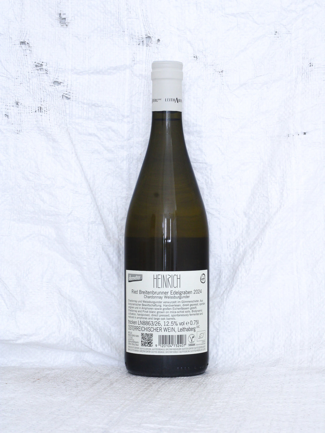 Edelgraben Chardonnay Weissburgunder 2024 0,75L Bio