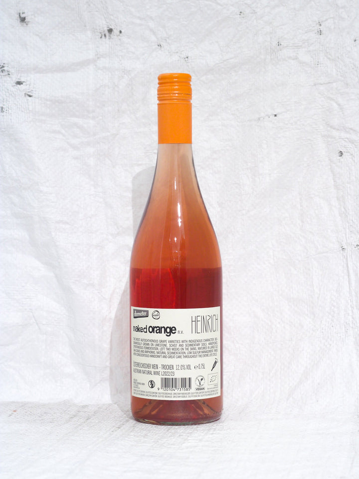Naked Orange Bio Orange Wein aus Österreich von Gernot & Heike Heinrich. Biodynamischer Wein, respekt-BIODYN, Demeter.
