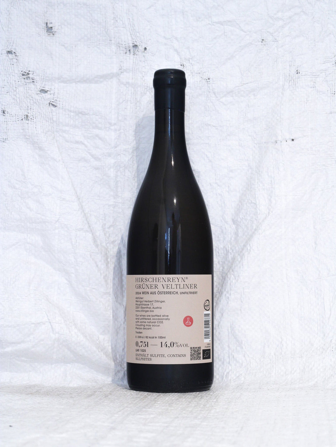 Hirschenreyn Grüner Veltliner 2024 0,75L Bio Wein von Herbert Zillinger