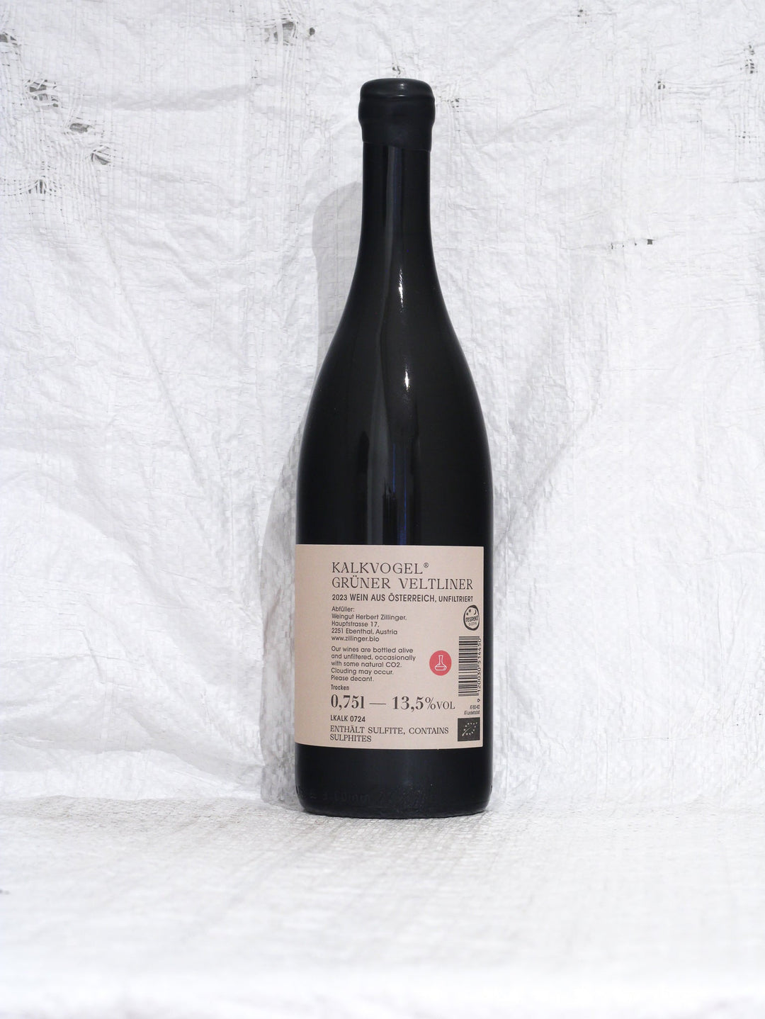 Grüner Veltliner Kalkvogel 2023 0,75L Bio Wein von Herbert Zillinger