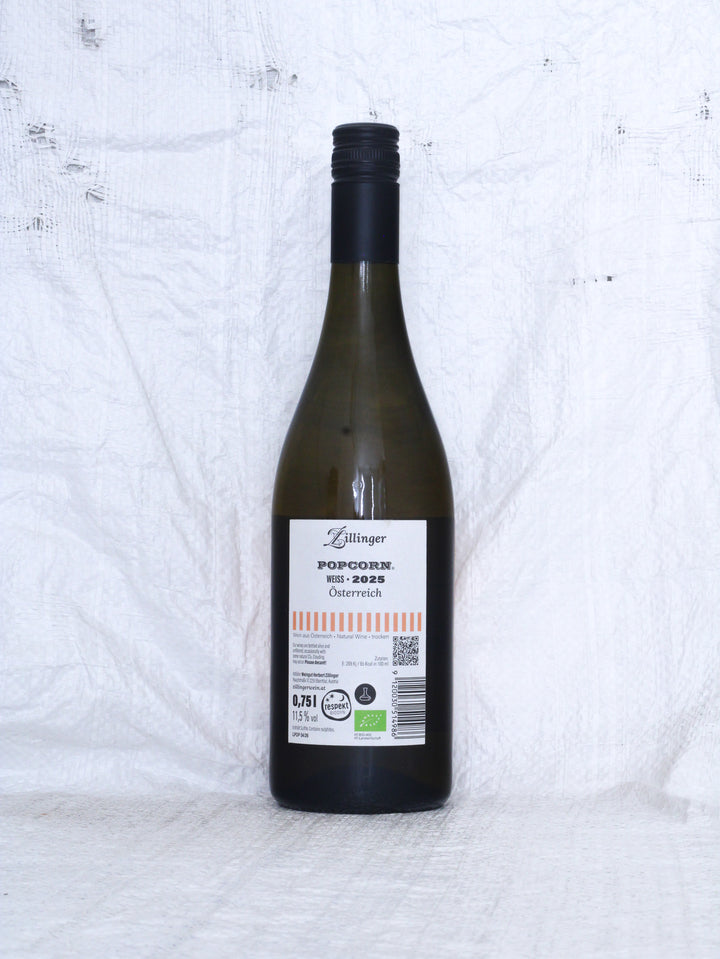 Herbert & Carmen Zillinger
Popcorn 2025 Bio Weißwein aus dem Weinviertel