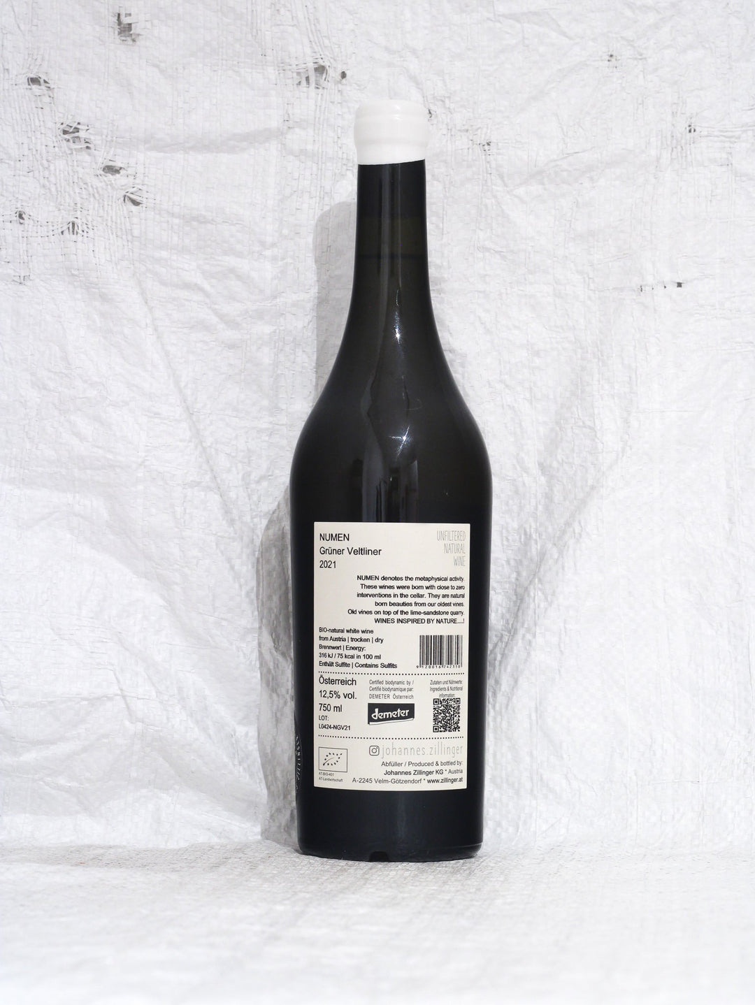 Numen Grüner Veltliner 2021 0,75L Bio Wein von Johannes Zillinger