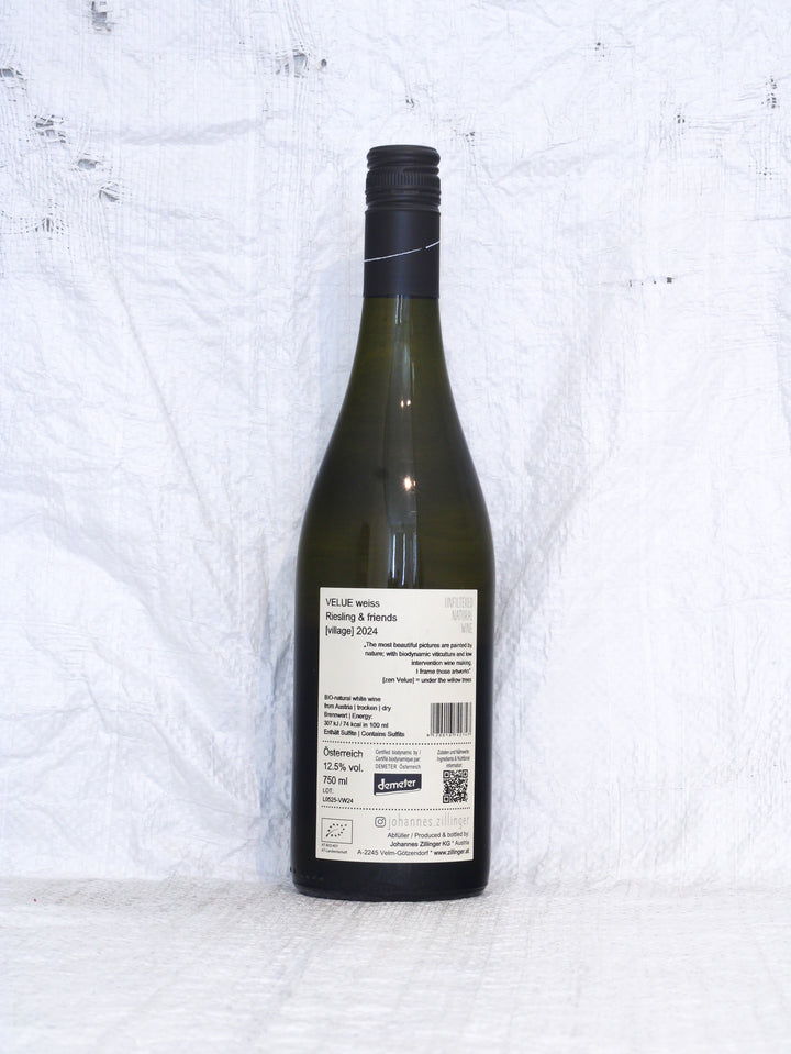 Velue Weiss 2024 0,75L Bio Wein von Johannes Zillinger
