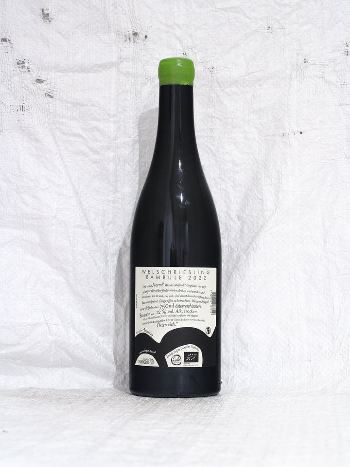 Welschriesling Bambule 2022 0,75L Bio Wein von Judith Beck