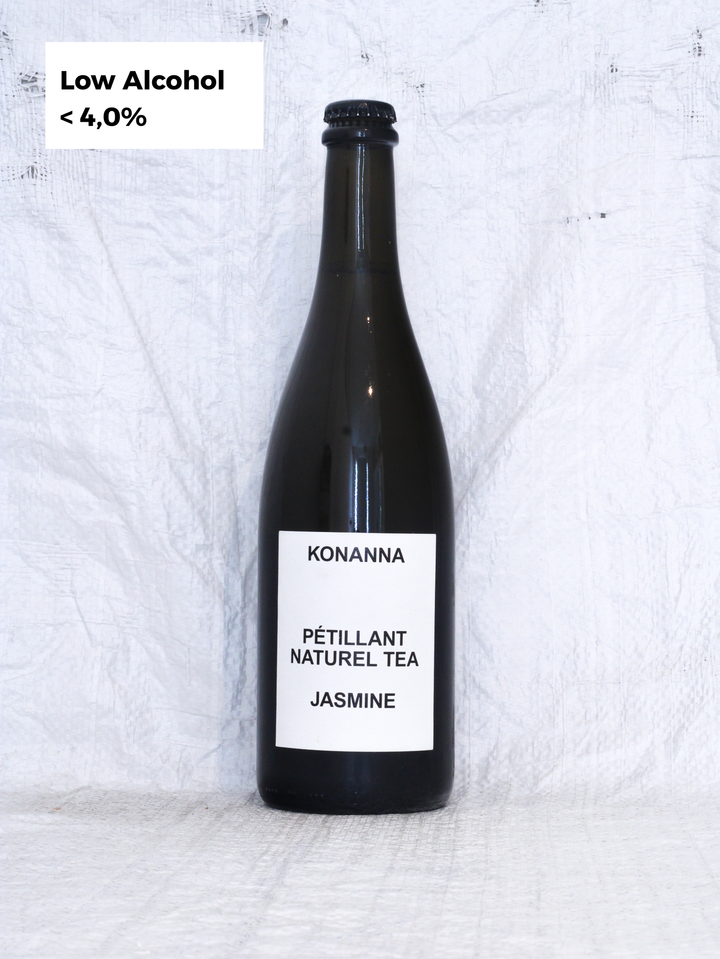 Bio Jasmin Pét Nat Tee von Konanna aus Österreich, low alcohol