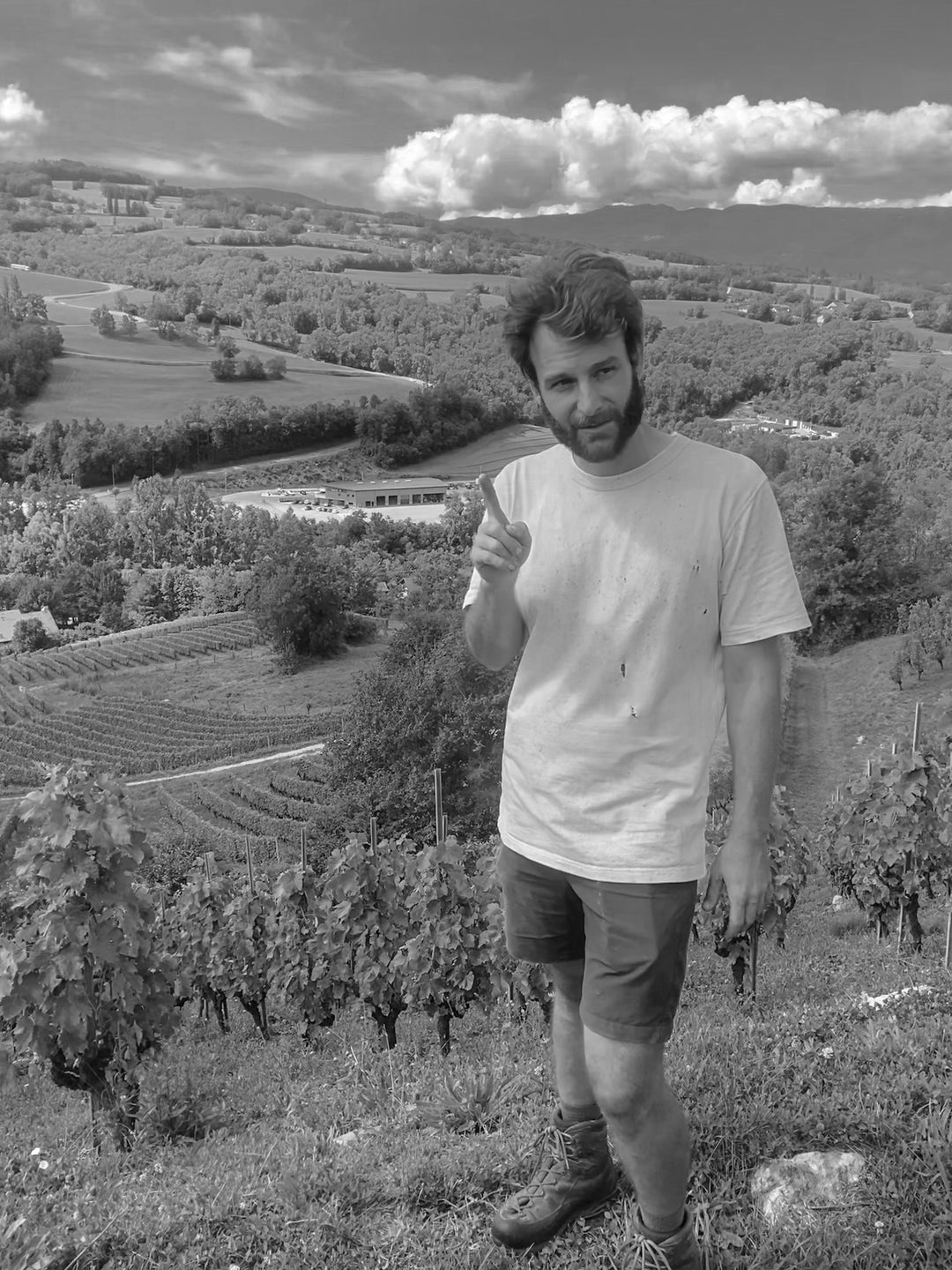 Winzer Cyril Andrez & Ylan Mathieu vom Weingut  La Cordée Blanche
in Savoyen Frankreich