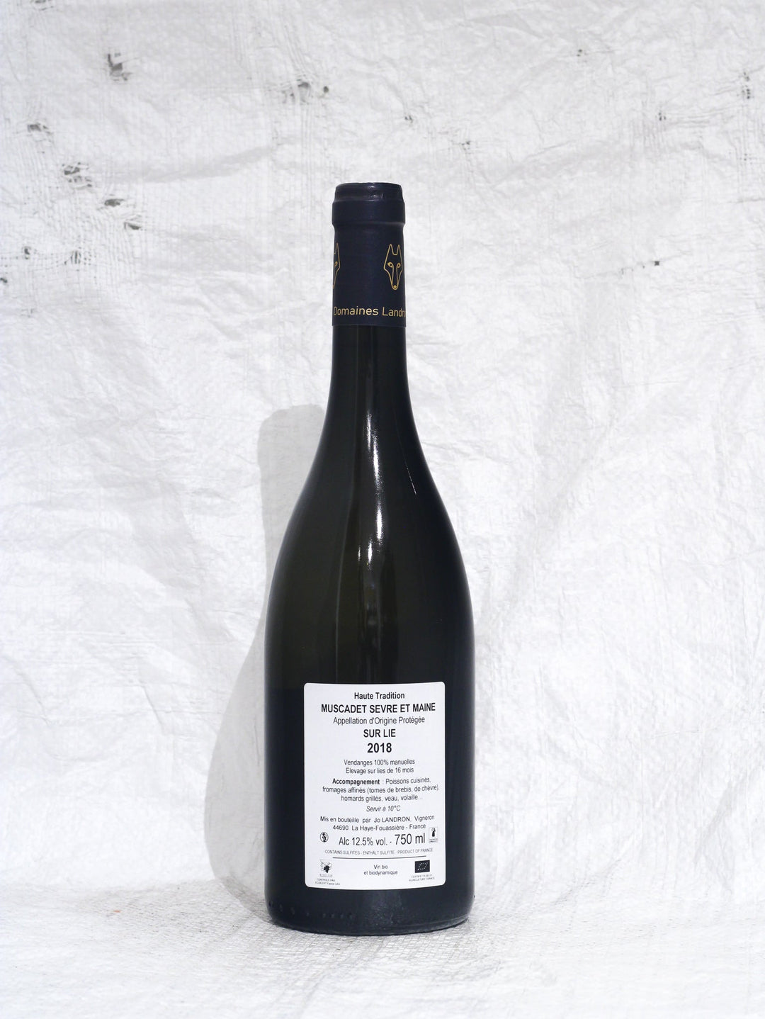 Muscadet Haute Tradition 2018 0,75L Bio Wein von Domaine Jo Landron