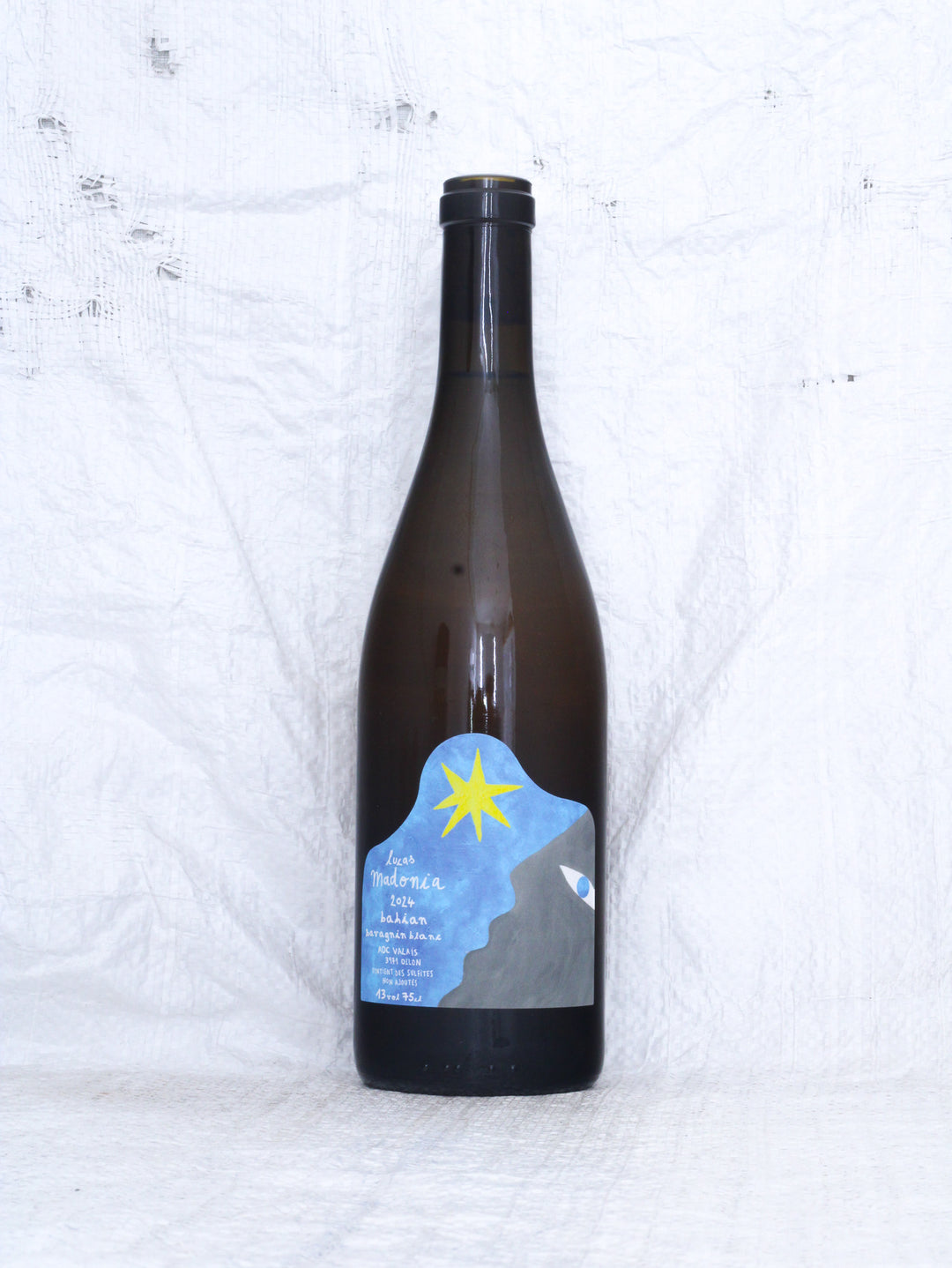 Lucas Madonia
Bahian 2024 Weißwein aus Schweiz. Savagnin.