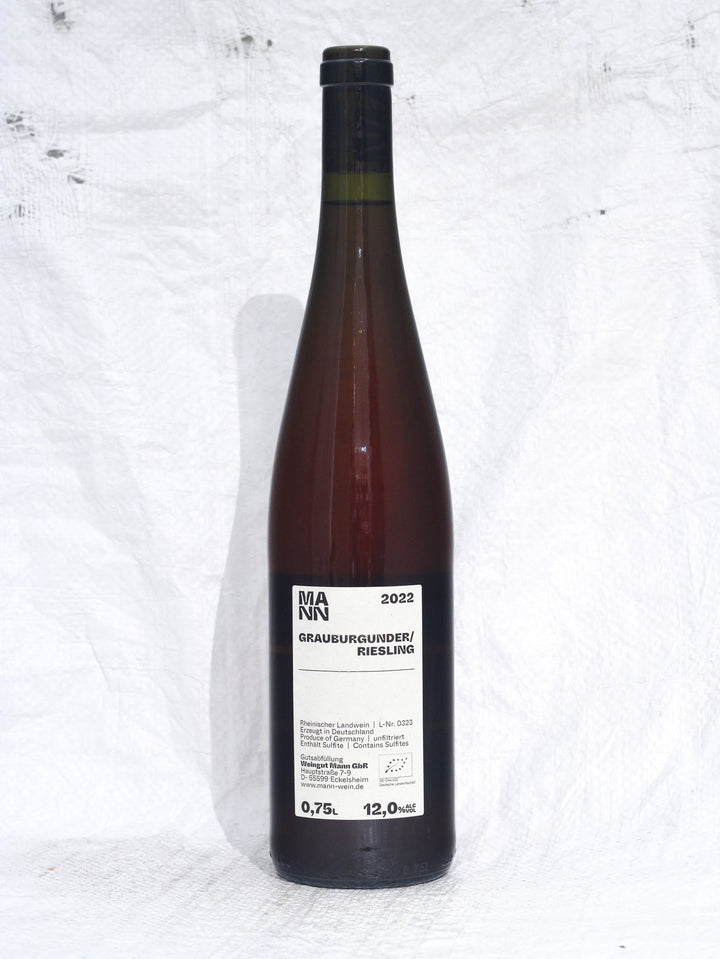 Grauburgunder Riesling 2022 0,75L Bio Wein von Andi Mann