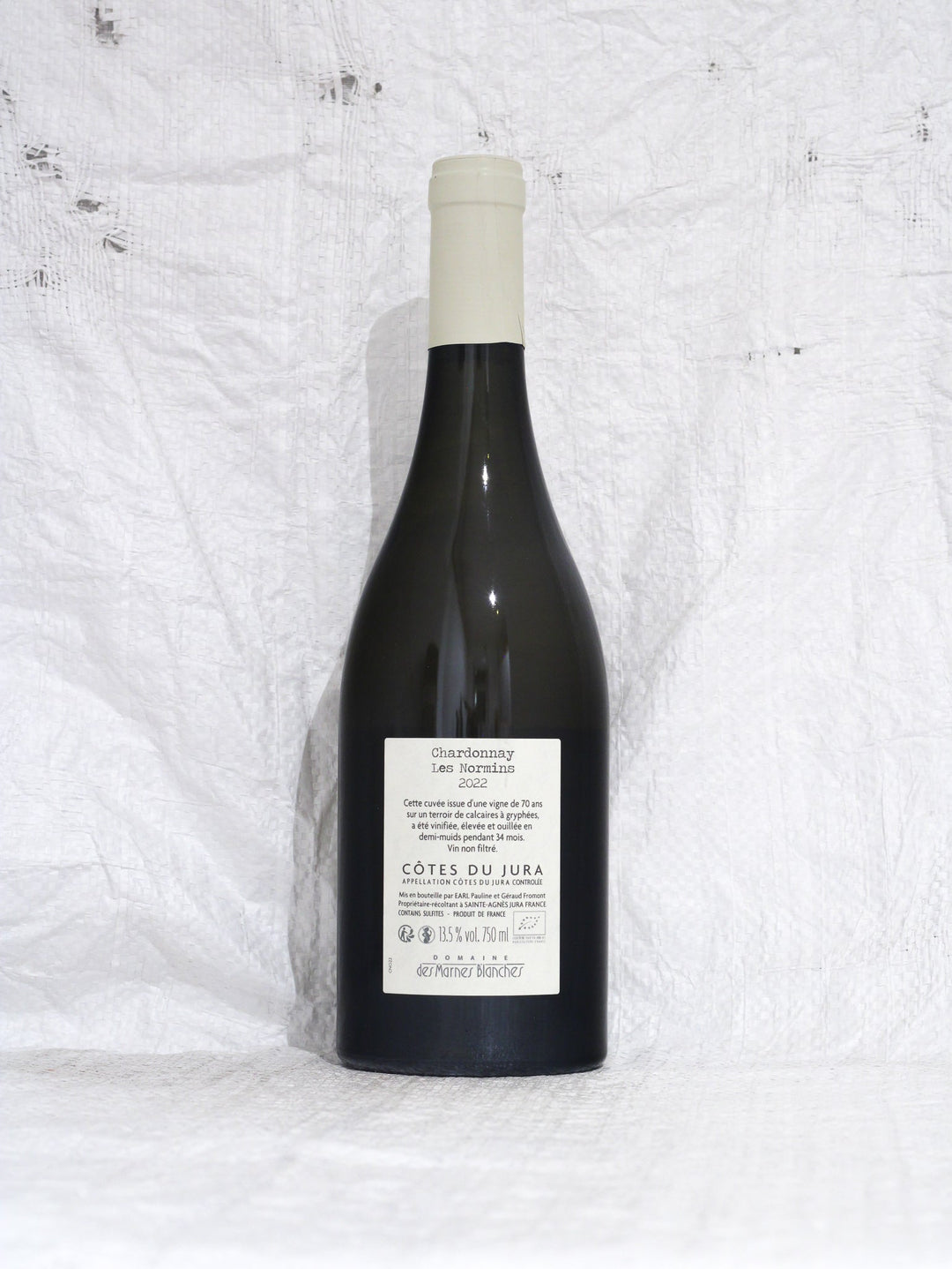 Chardonnay Les Normins 2022 0,75L Bio Wein von Domaine des Marnes Blanches