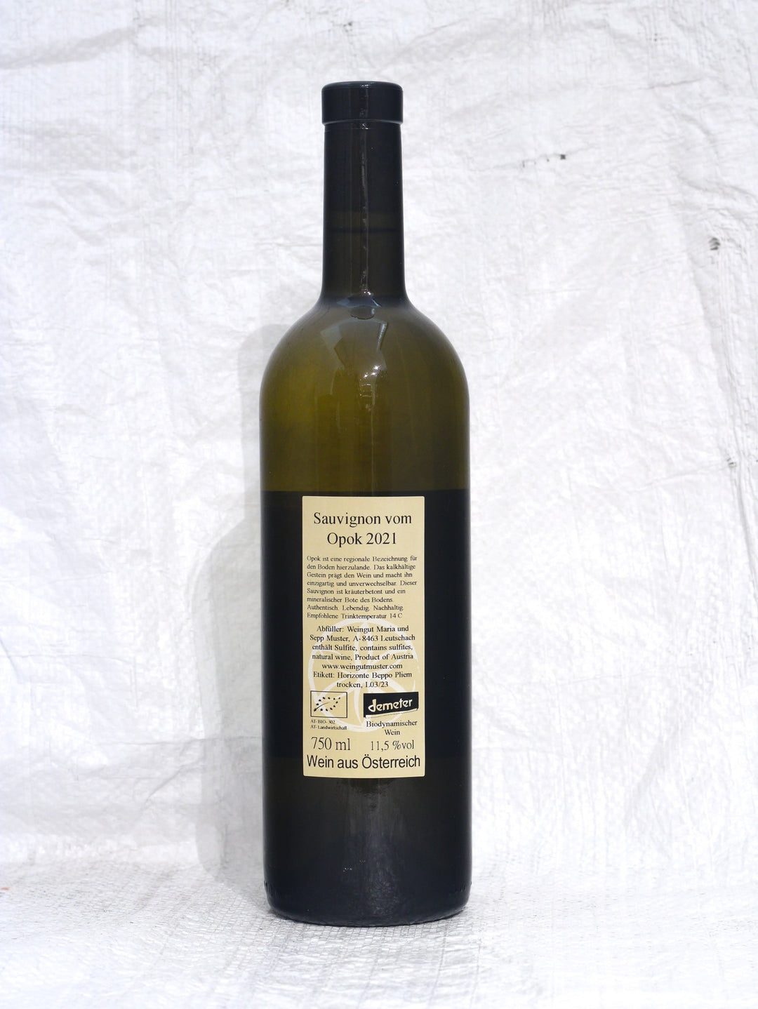 Sauvignon Vom Opok 2021 0,75L Bio Wein von Sepp Muster