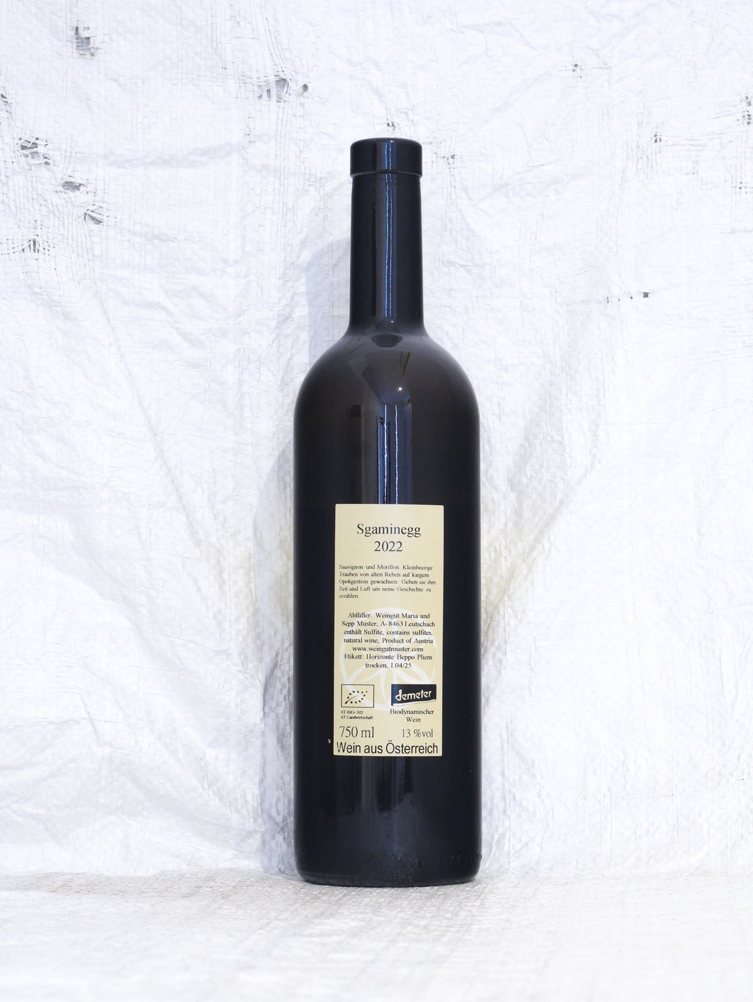 Sgaminegg 2022 0,75L Bio Wein von Sepp Muster