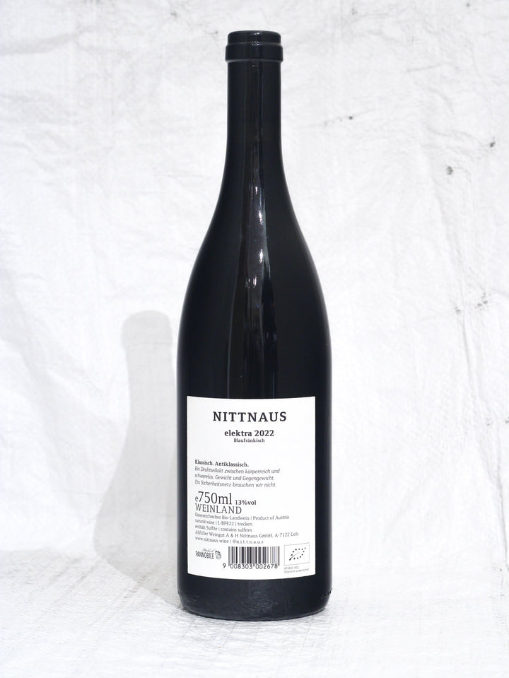 Blaufränkisch Elektra 2022 0,75L Bio Wein von Martin Andreas & Lydia Nittnaus