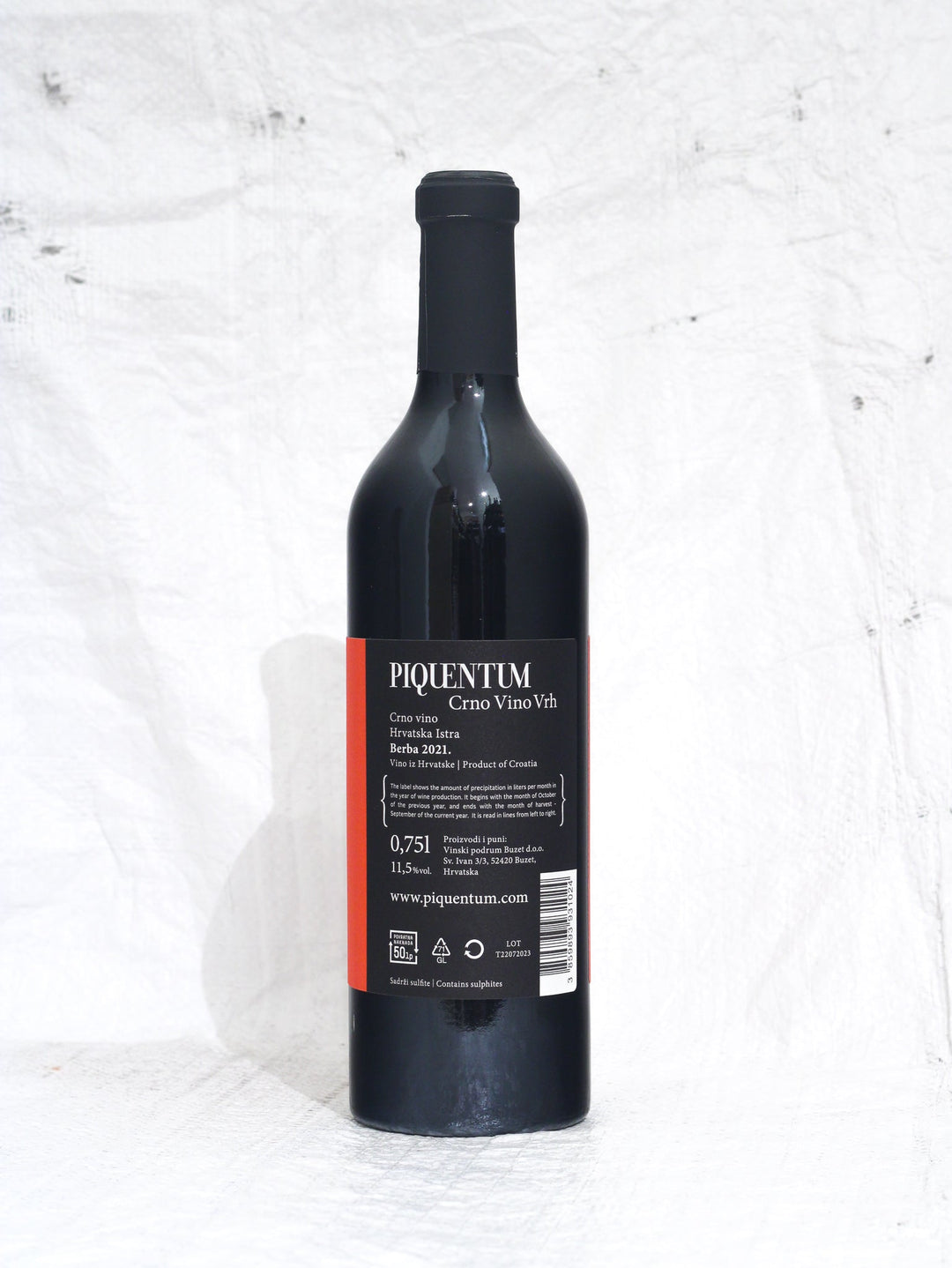 Teran 2021 0,75L Wein von Piquentum