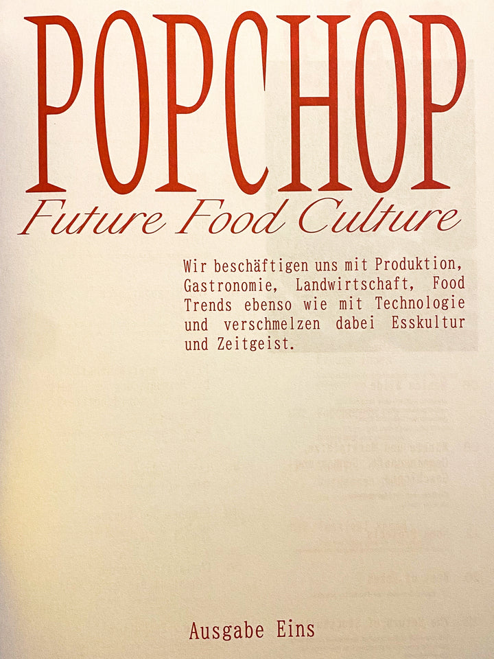 POPCHOP Ausgabe 1